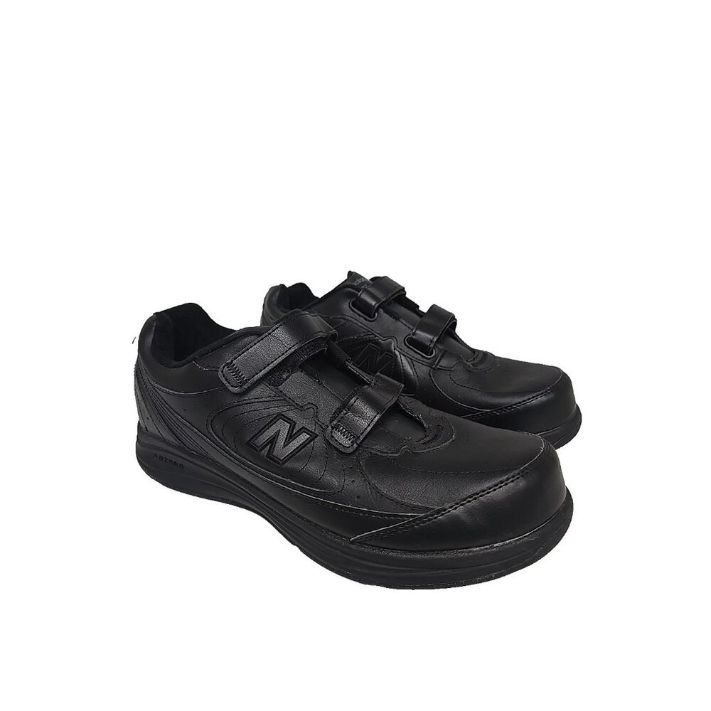 New Balance Men's 577 V1 Hook and Loop Walking Shoes Black Size 13 4E